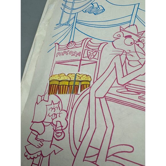 golden the pink panther at the circus sticker fun paperback book 1983 English RE - Picture 8 of 10